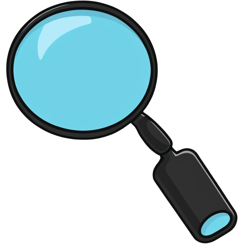 magnifying glass emoji