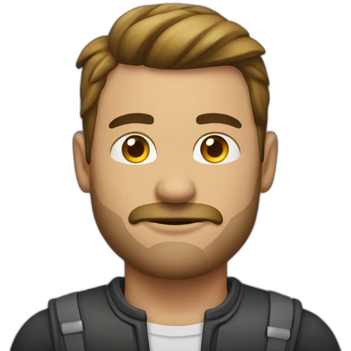 Hombre mayor musculoso emoji