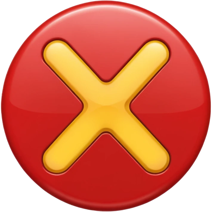 x button emoji
