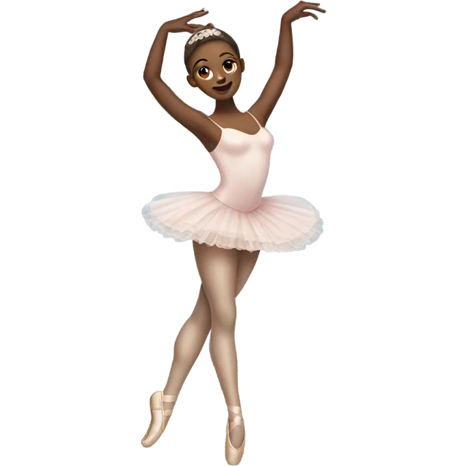 Ballet dancer in thigh highs emoji