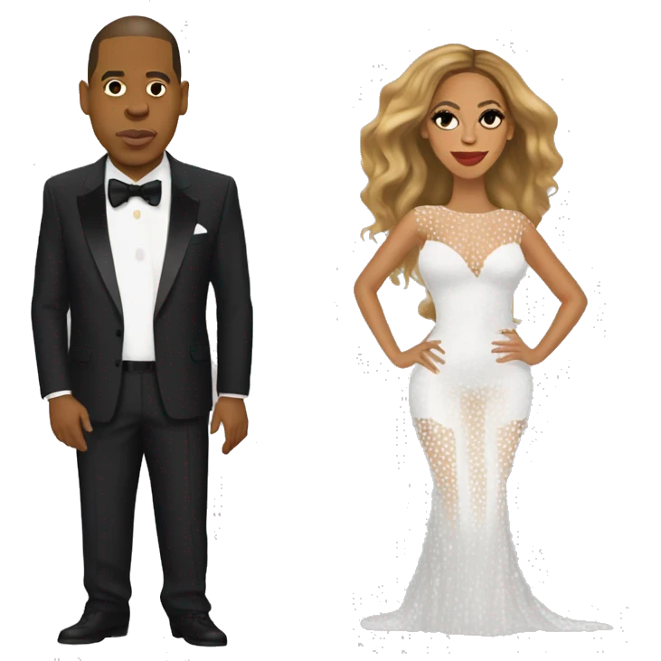 beyoncé and jay z emoji