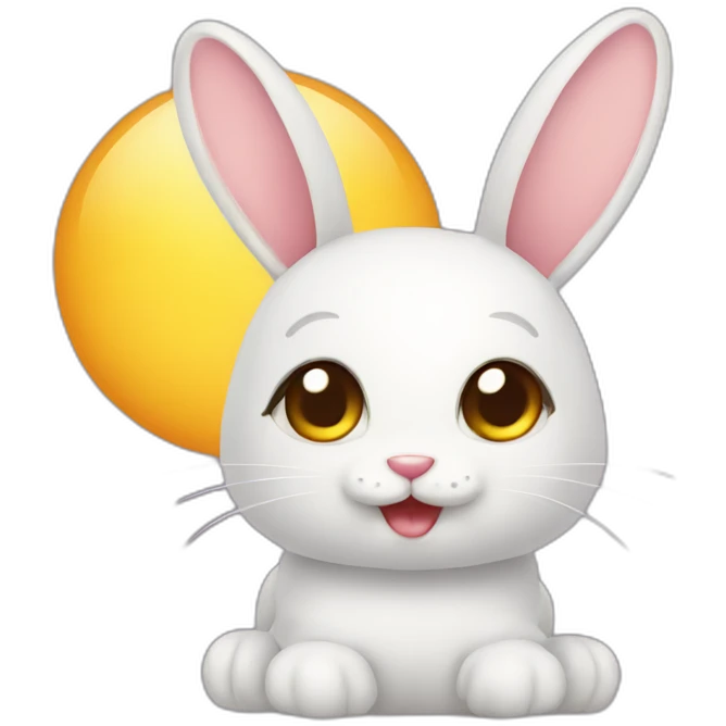 Sunny bunny emoji