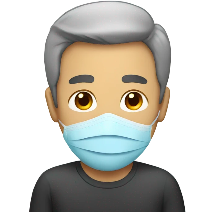 Father with mask emoji