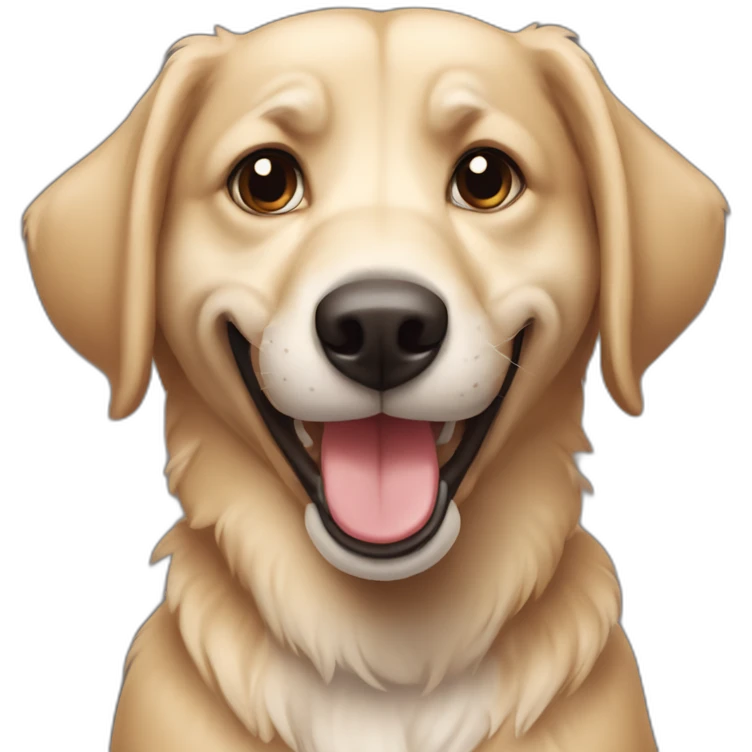 PERRO SONRIENTEÇ emoji