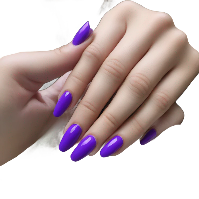 Purple nails emoji