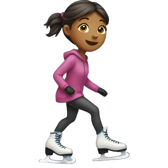 girl ice skating emoji