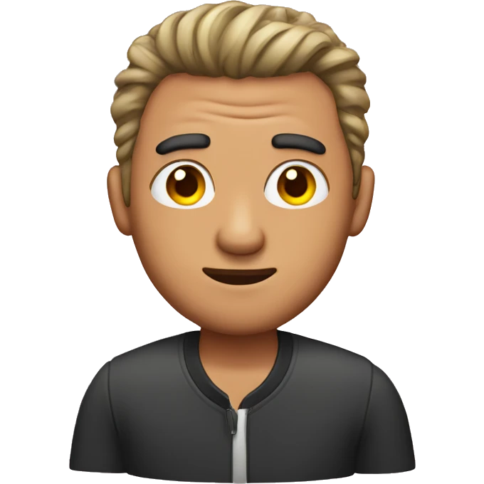 Man with exaggerated fake eyelashes  emoji