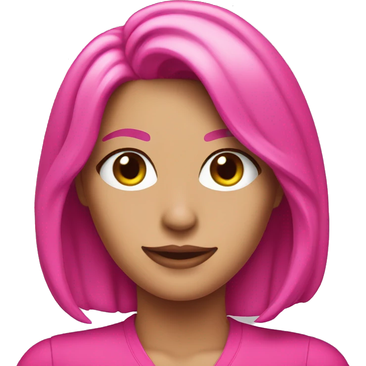 Sheryl was here in hot pink emoji
