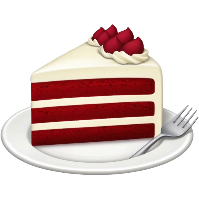 red velvet cake  emoji