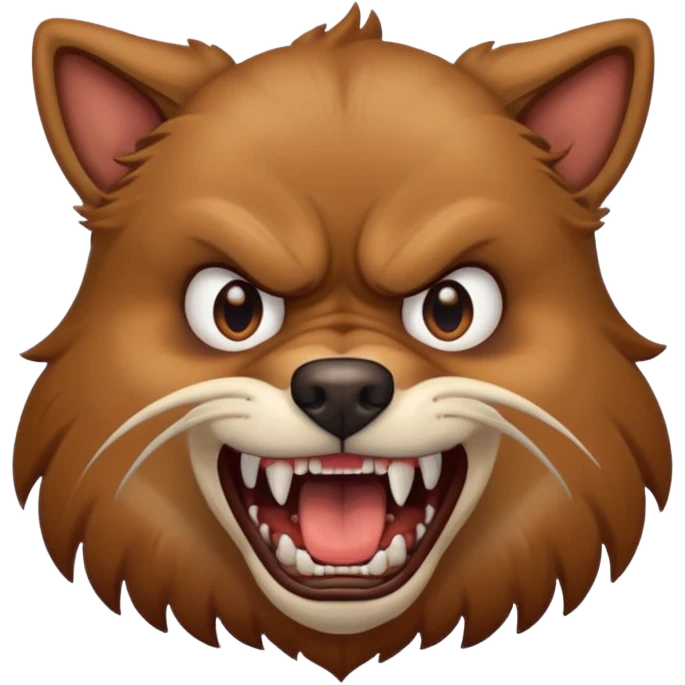 Angry dog emoji