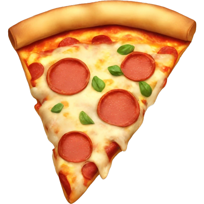 A delicious pizza emoji emoji