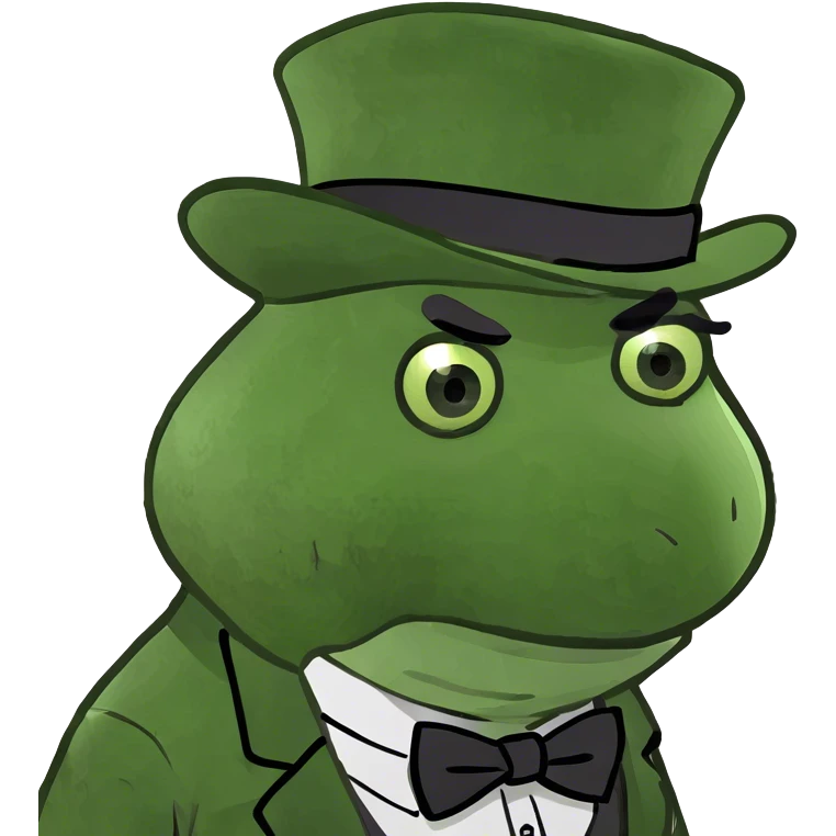 Detective with a tophat emoji