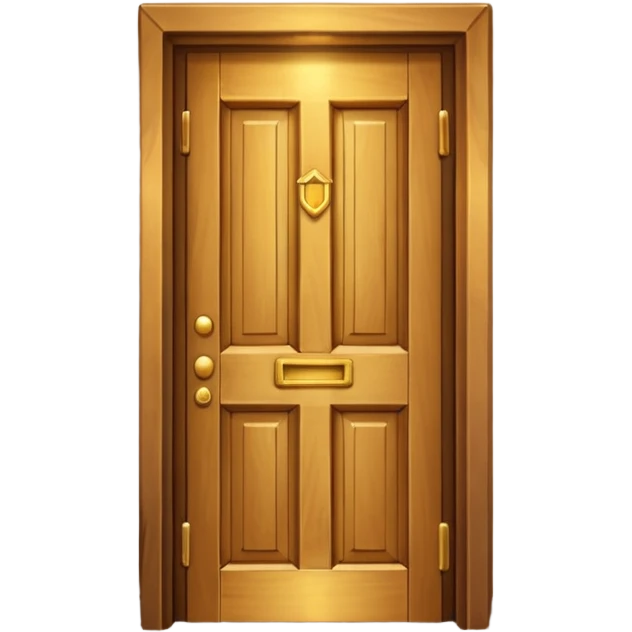 opened door with golden light shining out emoji