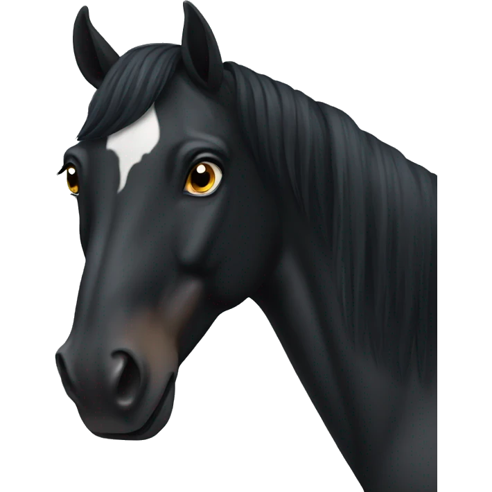 Black horse emoji