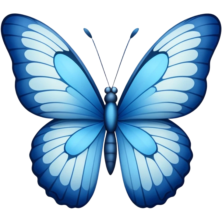 blue butterfly  emoji