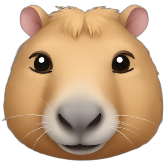 Sleep capybara  emoji
