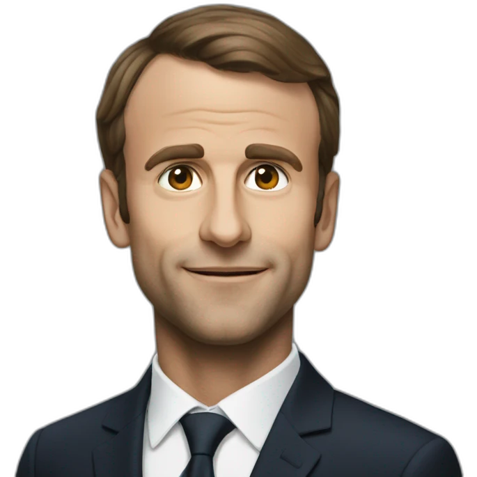 Macron gigachad emoji