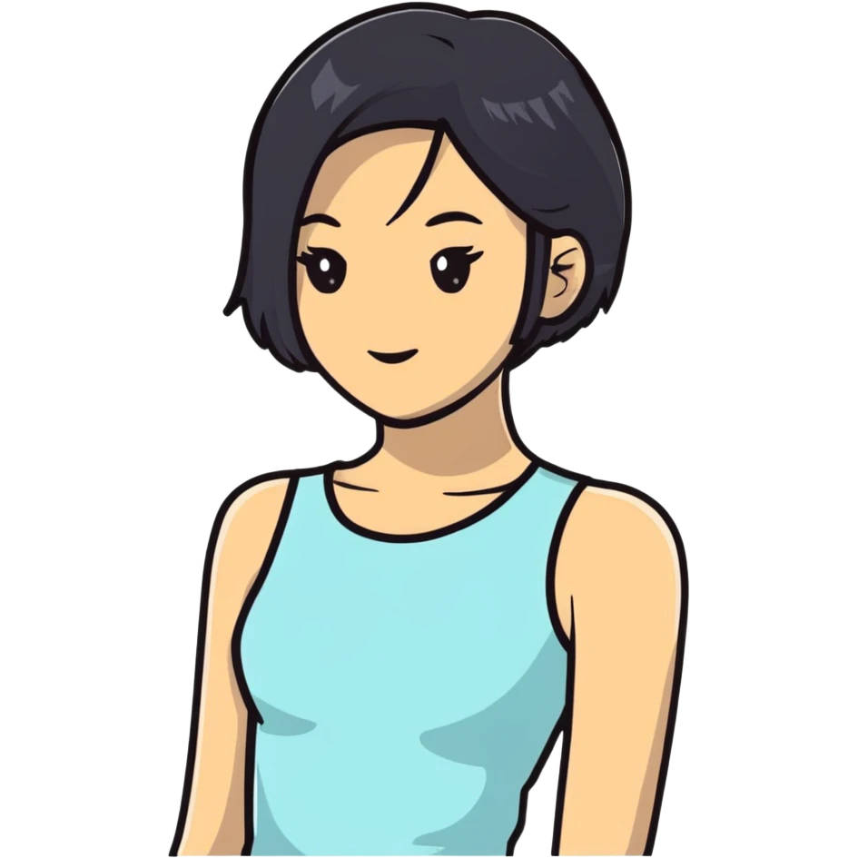 woman upper body emoji