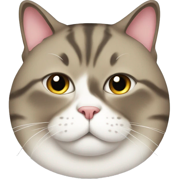 Obese cat emoji