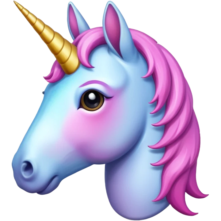 sad unicorn emoji