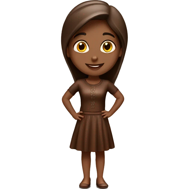 dubai chocolate with girl emoji
