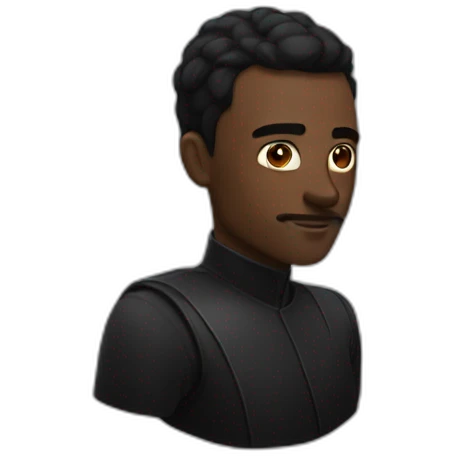 L'homme noir emoji