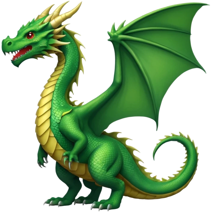 standing dragon emoji