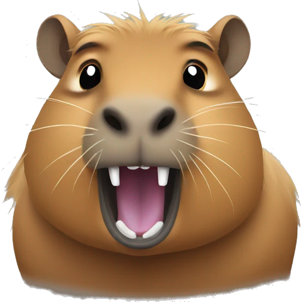 Capybara angry  emoji