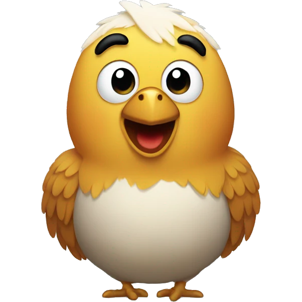 Pollo y oso  emoji