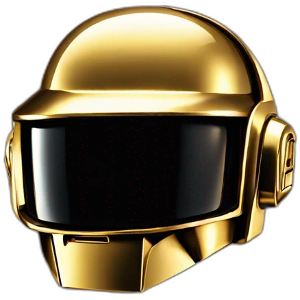 Daft punk gold emoji
