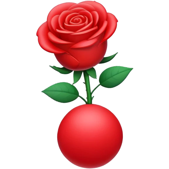 rose toy emoji
