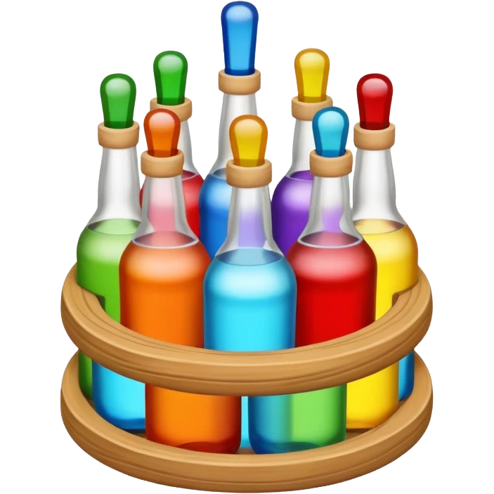 Ring toss carnival game emoji