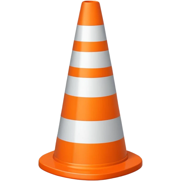 traffic cone emoji