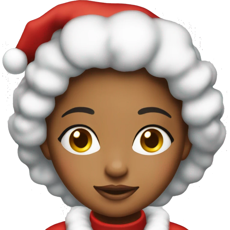 Young Mrs santa claus  emoji