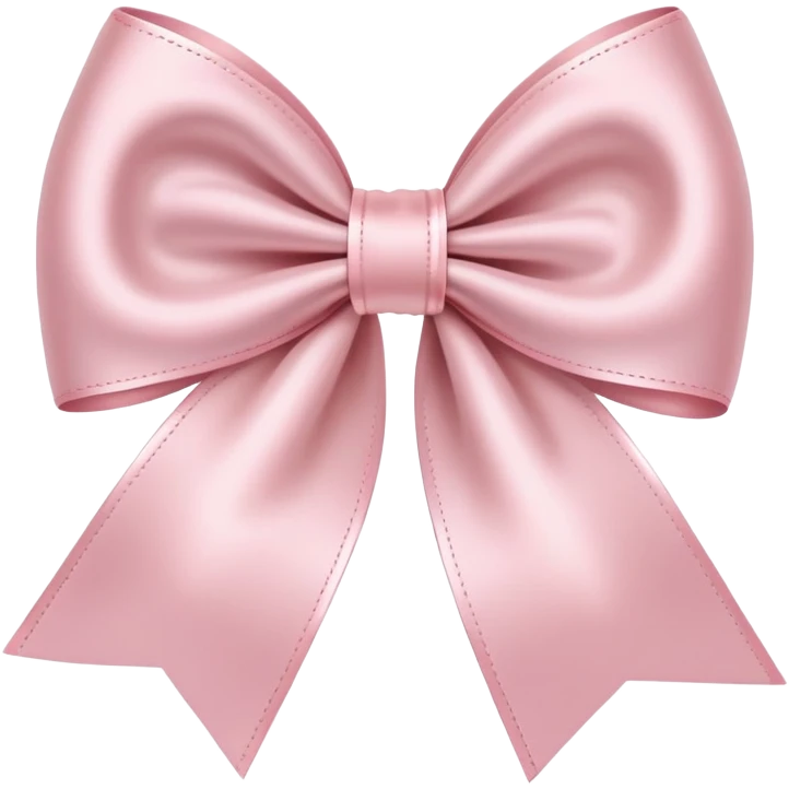 A light pink bow emoji
