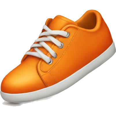 Orange shoe  emoji