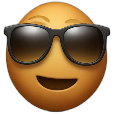 beans with sunglasses emoji