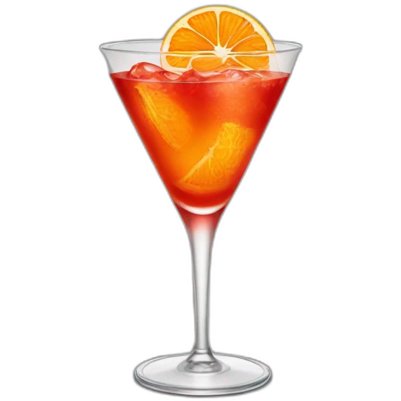 Campari orange drink emoji