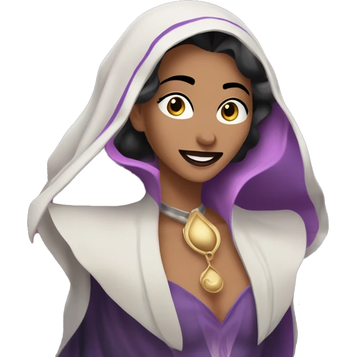 Rosa the Echoing Enchanter

Rosita Disney Villain: The Echoing Enchanter A sound-obsessed, siren-like villain with a haunting voice, The Echoing Enchanter lures victims with songs, wearing flowing robes that amplify her voice emoji