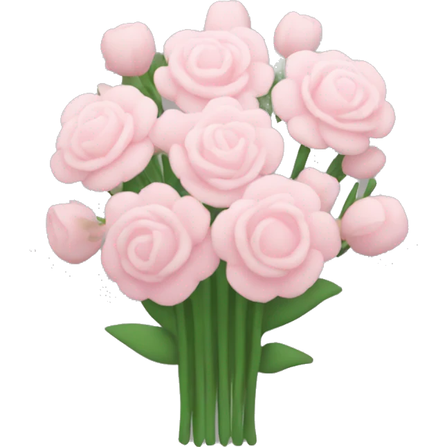 pale pink flower bouquet  emoji