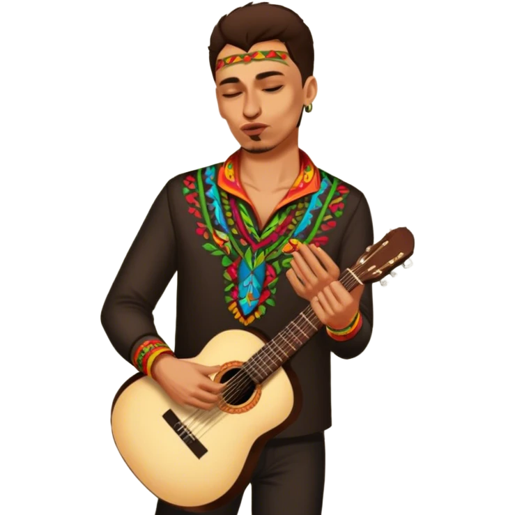 Vibrant Festival Singer emoji