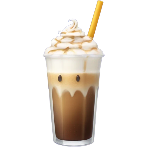 Iced latte emoji