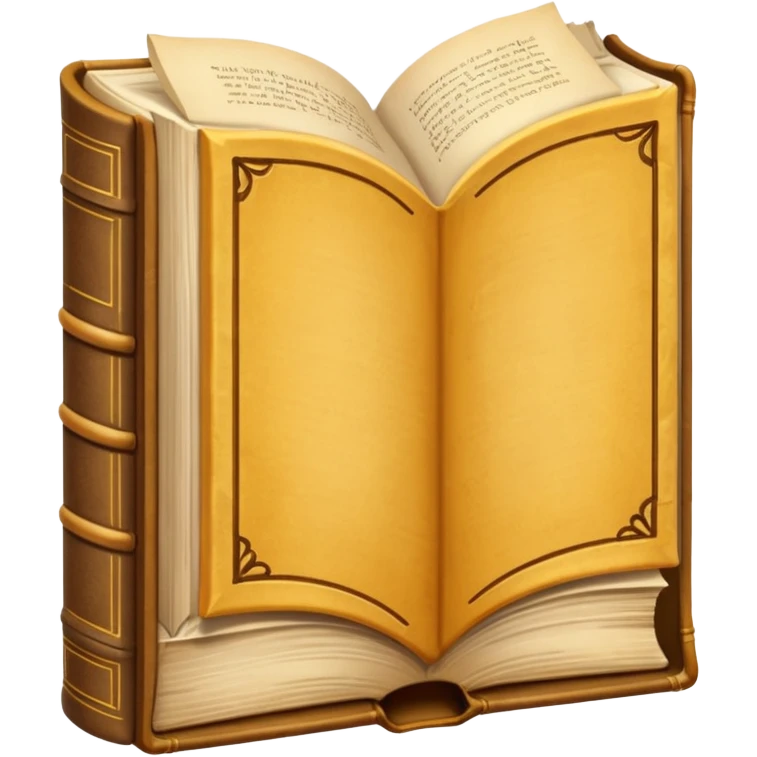 column with an open book in front emoji