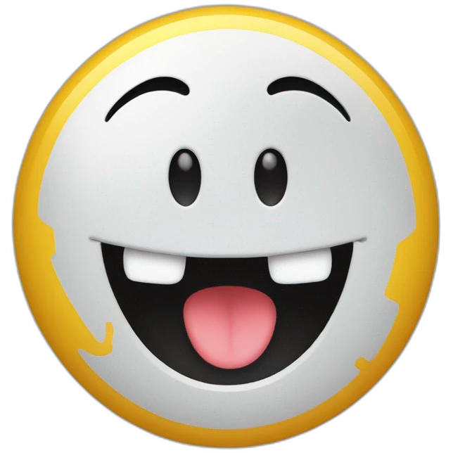 un smiley heureux emoji