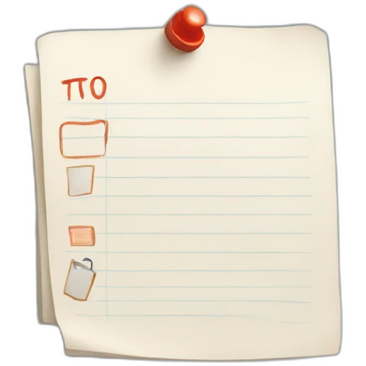 To do list emoji