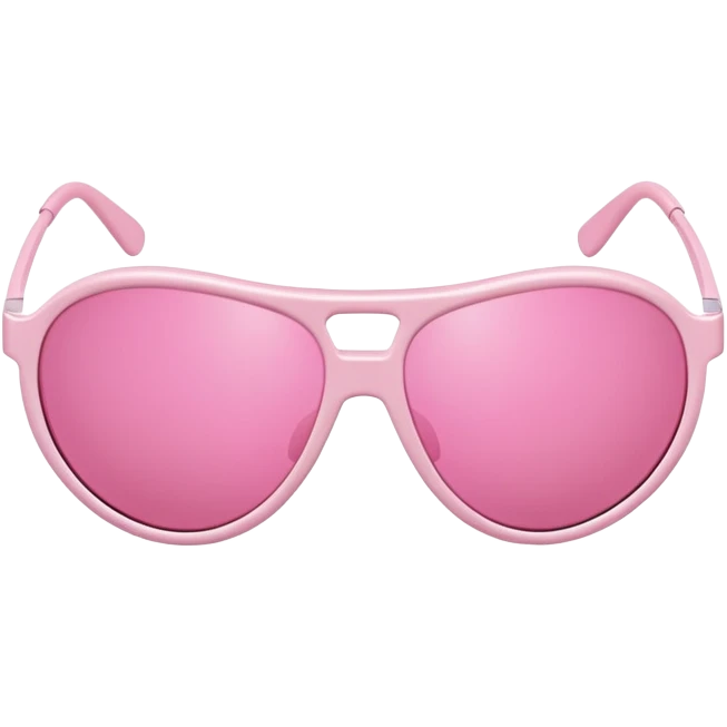 basic pink tinted shield lens, minimalist futuristic sunglasses emoji
