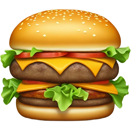 juicy cheeseburger  emoji