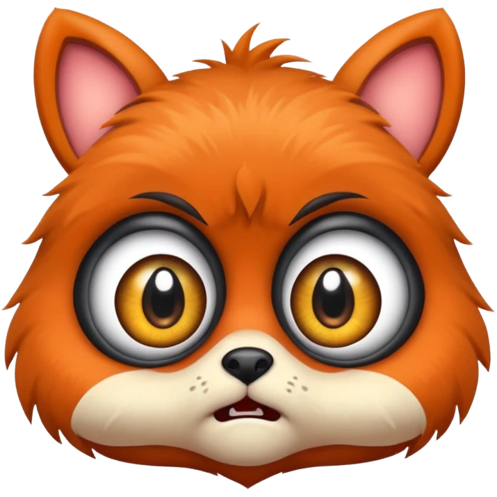 Angry cute animal emoji