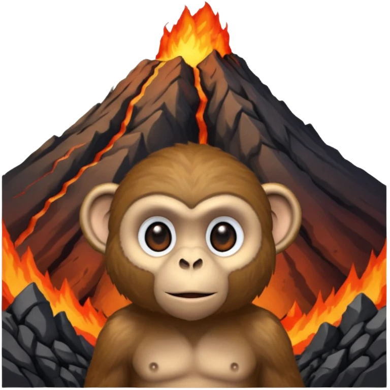 Un animal de volcan emoji
