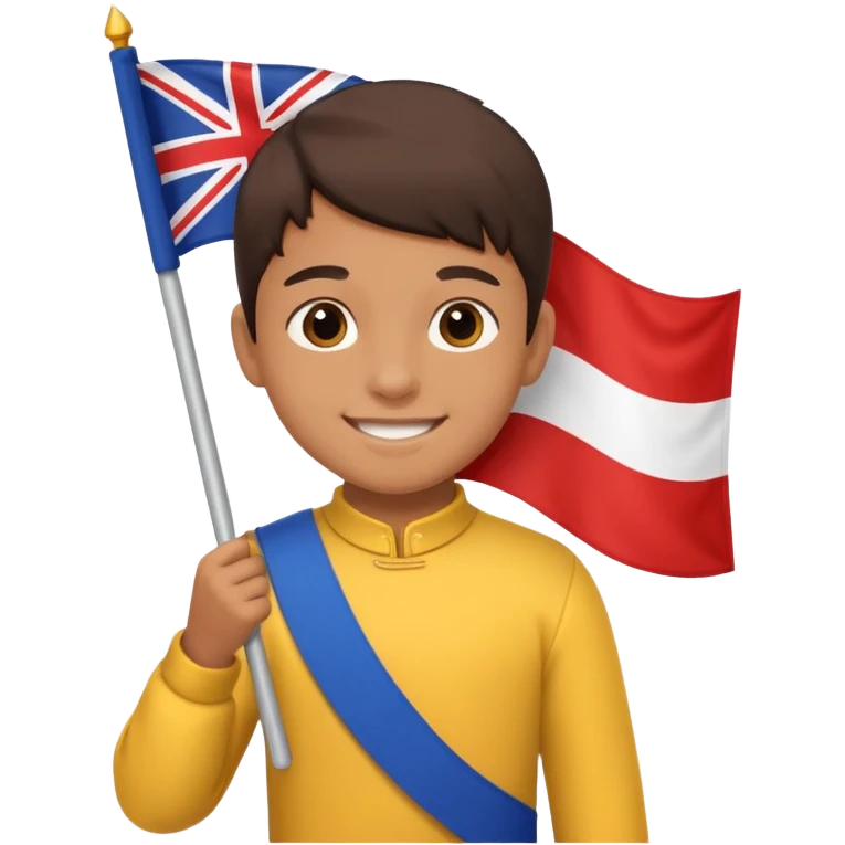 Flag Bearer kid emoji